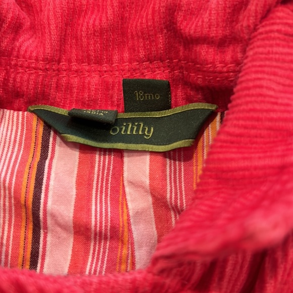 OILILY Corduroy Red Orange and Pink Button Down Blazer Jacket Coat Size 18 M - Picture 3 of 11